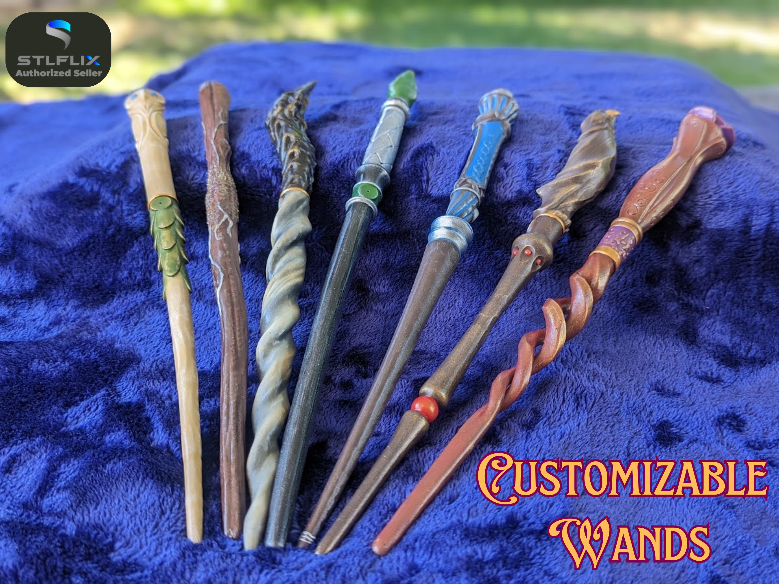 Customizable Wands (STLFLIX Design) - Etsy