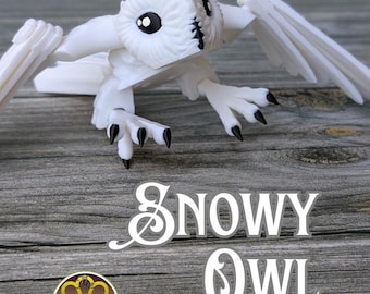 Snowy Owl-Articulating Model
