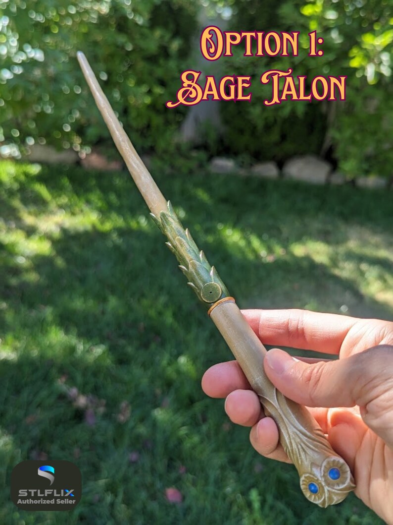 Customizable Wands STLFLIX Design Etsy