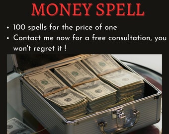 Extreme Money Spell/ Good Luck Spell / Get Rich/Spell to Get a Lot of Money/ Money Spell/ Spell for Money/ Fast Money Spell/ Success Spell