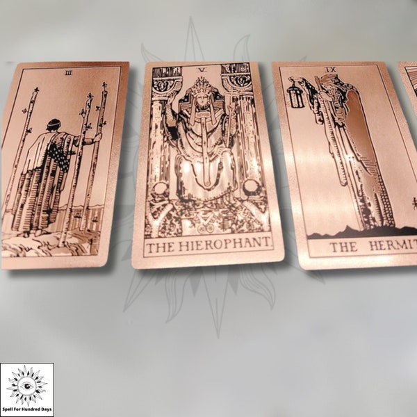 Jeu de tarot rose/cartes minimalistes/jeu de tarot en aluminium 78 avec bords dorés/pour débutants et experts avec guide/boîte de Pentecôte/Oracle/divination