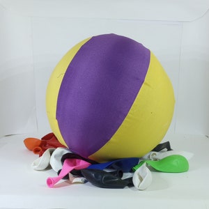 STRETCHY! Balloon cover toy Minnesota Viking purple and gold!  LSU solors