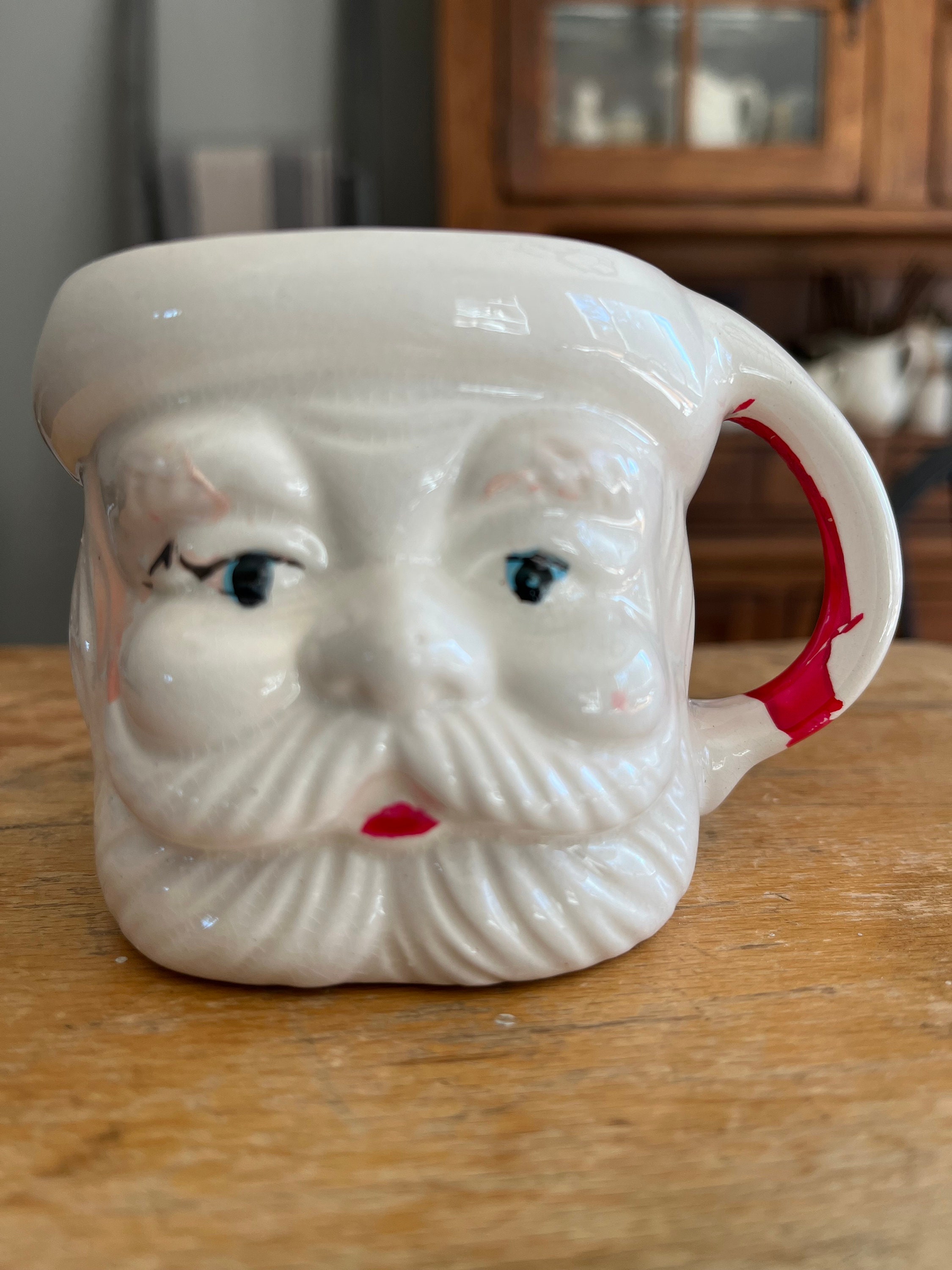 Vintage Old Man Face Mug Pitcher Coffee Cup