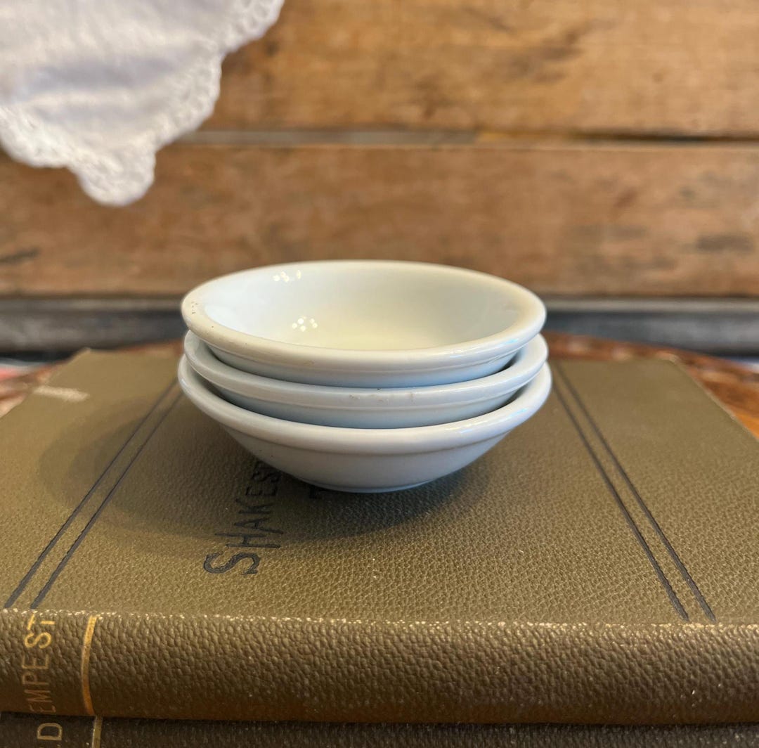 Rare Vintage Ironstone Creamy White Butter Pats Set of 3 g - Etsy
