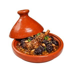 Handmade Moroccan Tagine Pot-traditional Clay Cookware for Stews&Slow cooking