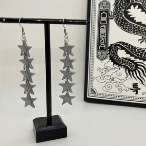 KPOP inspired earrings, korean earrings, polymer clay earrings