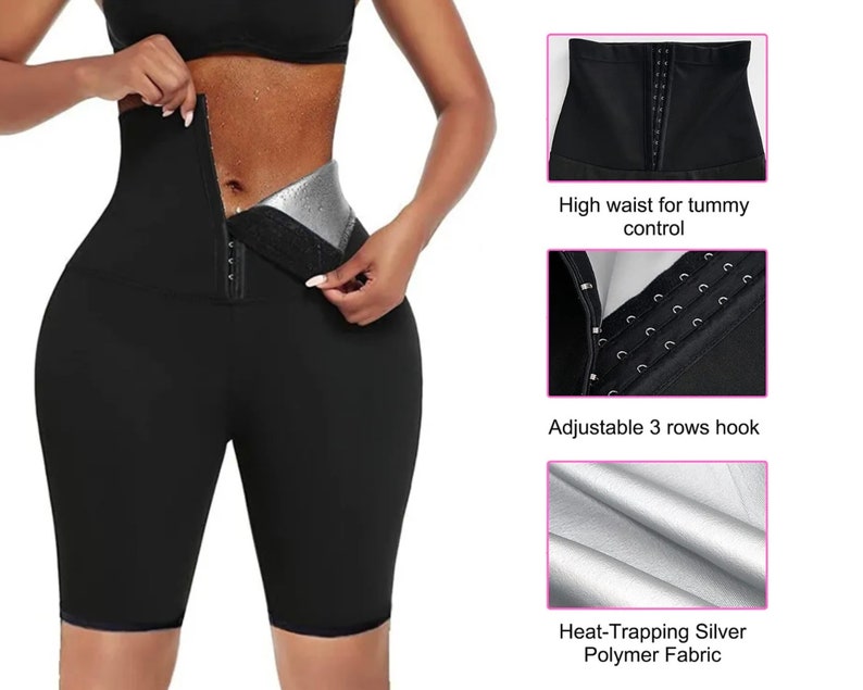 Sauna Waist Trainer Pants Capri Etsy