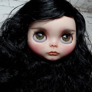 Blythe Custom Ooak Faceplate. Only Faceplate and back plate N65