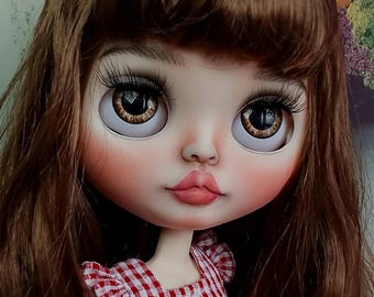 Op maat gemaakte Blythe-pop, uniek exemplaar, handgemaakte Blythe-pop, schattige of gothic Blythe-pop, gepersonaliseerd cadeau, op bestelling gemaakt
