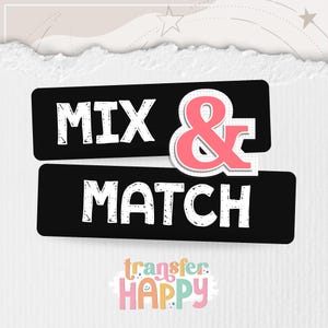 Baby Shower Iron-Ons -- Mix & Match -- Pick Your Own Decorating Station