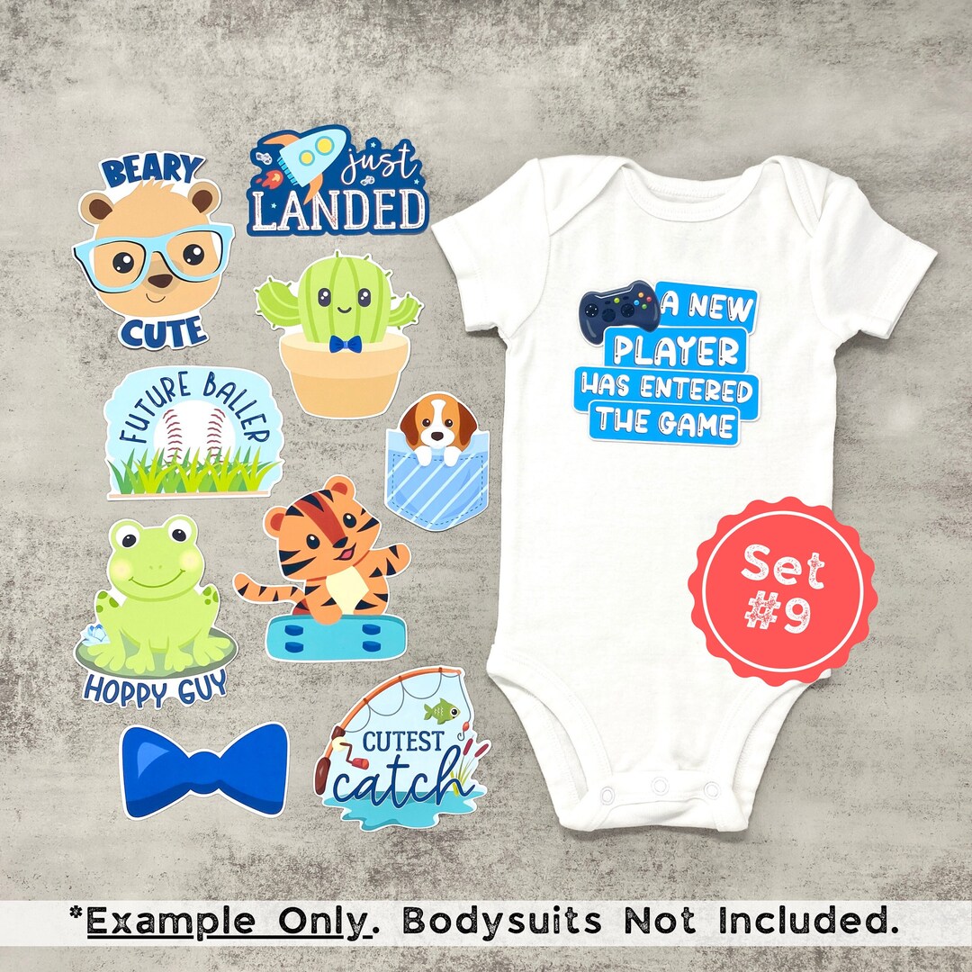 Boy Baby Shower Ironons 10 Boy Baby Shower Ironon Transfers Baby Shower Set 9 Etsy