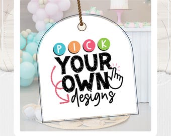 Baby Shower Iron-Ons -- Mix & Match -- Pick Your Own Decorating Station