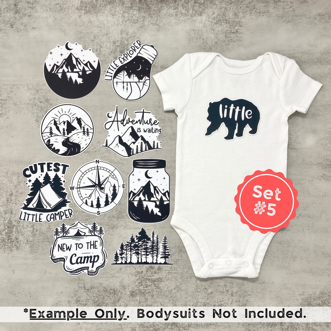 Adventure Baby Shower Ironons 10 Wilderness Theme Ironon Transfers Baby Shower Set 5 Etsy