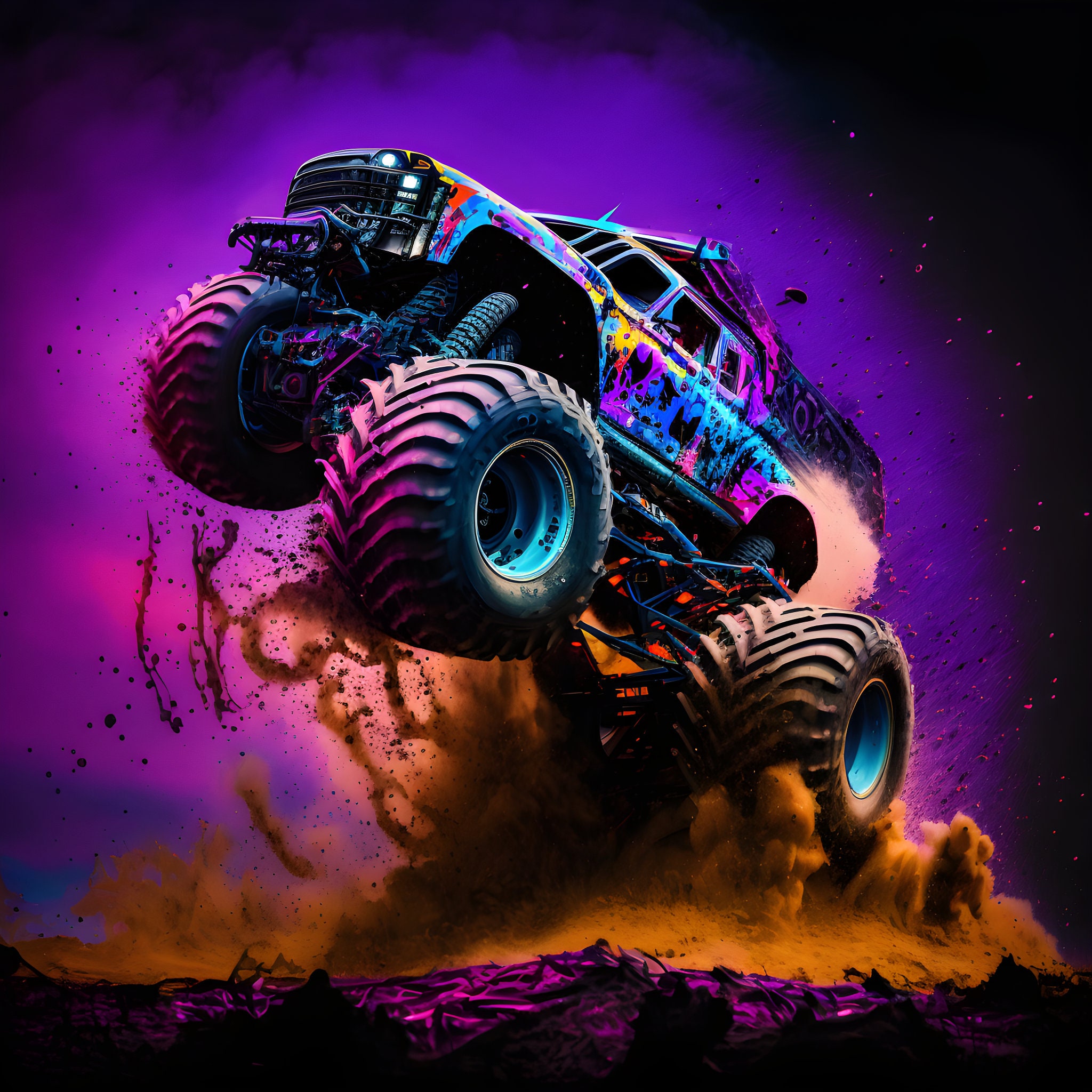 Monster Truck Wheelie
