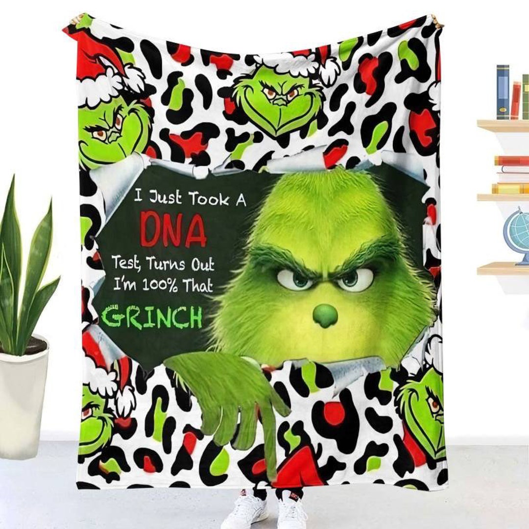 Grinch Blankets Etsy