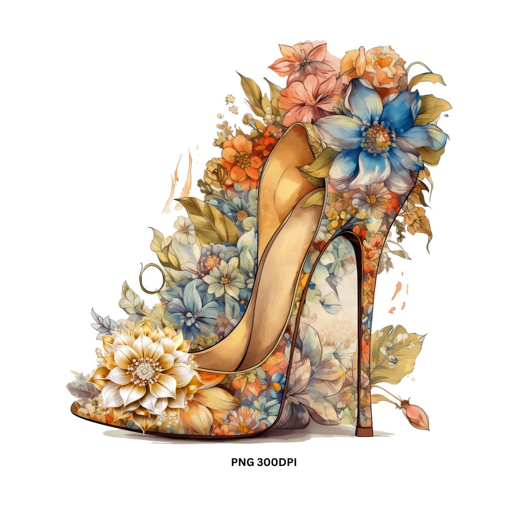 Beautiful High Heel Shoe PNG Clipart Wedding Ladies Girl Party PNG