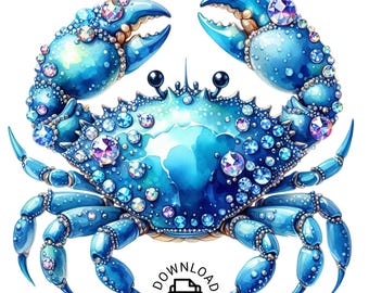 Blue Crab png, Clip art png, Ocean Lover, Crab Shirt, Summer png, Sublimation Designs Downloads, Beach Shirt png, Blue Crab Digital Download