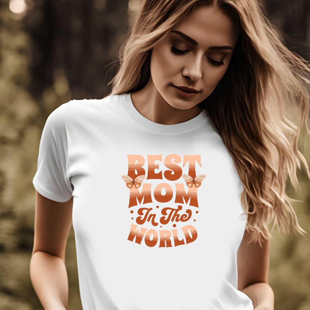 Best Mom in the World PNG Best Mom Png Mom Png Boho Etsy