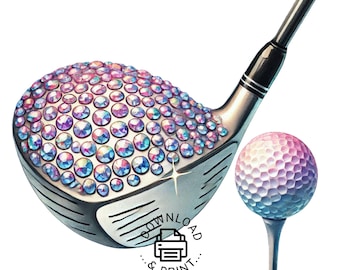 GOLF PNG Clipart, Golf Club Png, Watercolor Golf Club Clipart, Golf png, Golf Ball Club and Tee, Golf Sublimation, Golf Clipart, Golf Tee
