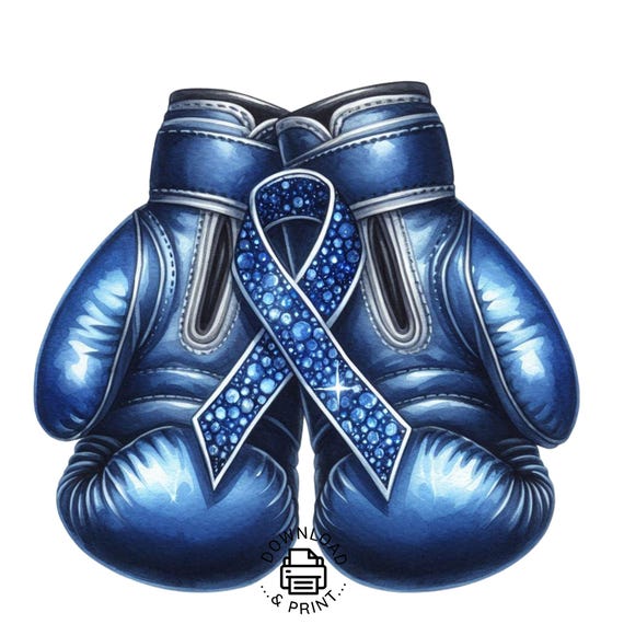 Buy Navy Blue Ribbon Boxing Gloves PNG, Boxing Sublimation PNG