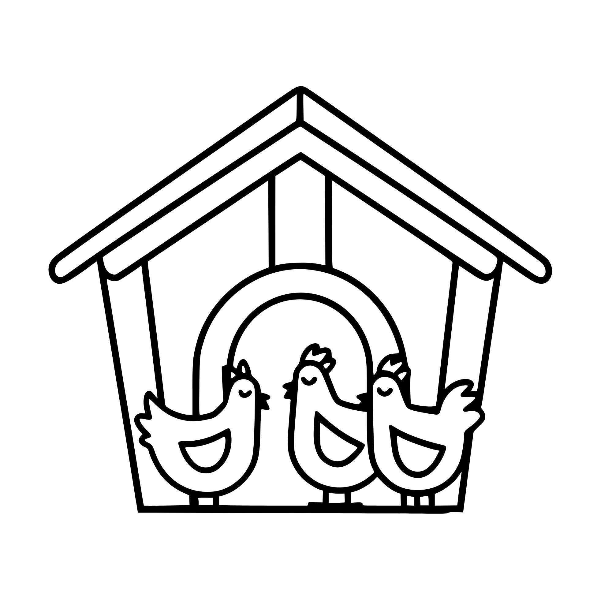 52 Colouring Pages- Digital - Farm and Homestead Theme - Bold Easy ...