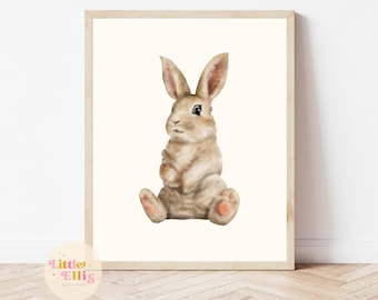 Easter Bunny Print, Easter Bunny Digital Print, Easter Printable Wall Art, Easter Digital Print, Printable Wall Art, Easter Decor