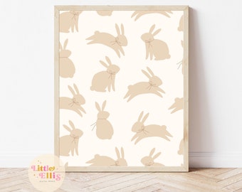 Easter Print, Easter Printable, Easter Printable Wall Art, Bunny Print, Easter Decor, Digital Print, Printable Wall Art, Easter Sign