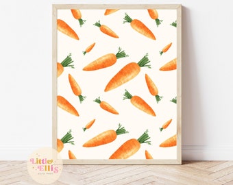 Paasprint, afdrukbare Pasen, afdrukbare muurkunst van Pasen, wortelpatchprint, wortelpatch, wortelprint, lenteprint, afdrukbare muurkunst