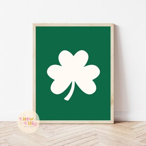 St. Patricks Day Print, St. Patricks Day Printable Wall Art, St. Patricks Day Printable, Shamrock Print, Shamrock Printable, Digital Print