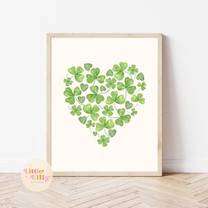 St. Patricks Day Print, St. Patricks Day Printable, Shamrock Print, St. Patricks Day Printable Wall Art, St. Patricks Day Shamrock Print