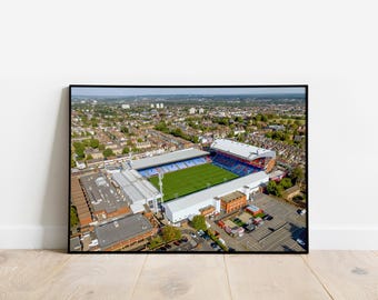 Selhurst Park | Crystal Palace Stadium Framed Print | 2024/25 Premier League | Aerial View | Football Gift