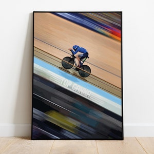 Filippo Ganna | Top Ganna | 2023 Cycling World Championships Individual Pursuit | Poster Print