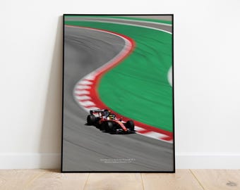 Barcelona Grand Prix 2026 | Lewis Hamilton Ferrari SF-26 Victory Print | Digital Artwork | Formula 1 Gift