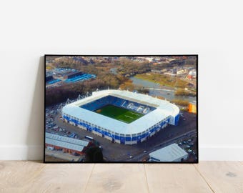 King Power Stadium | Leicester City Stadium Framed Print | 2024/25 Premier League | Aerial View | Football Gift