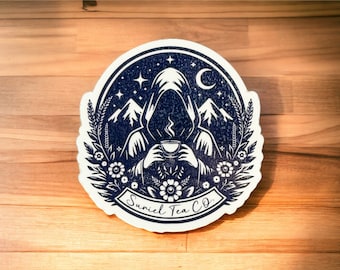 Sticker vinyle Suriel Tea Co ACOTAR : Sticker Kindle livresque