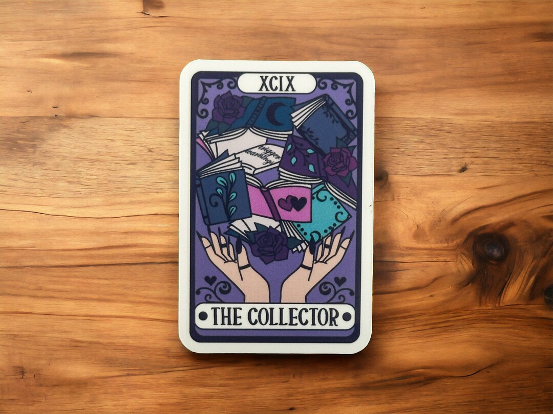 The Collector Tarot Sticker: Handmade Die Cut Vinyl Decal - Etsy