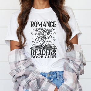 Romance Readers Book Club Cotton Tee