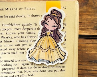 Beauty and the Beast Magnetic Bookmark: Book Lover Gift