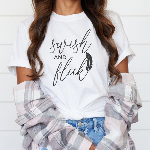 Swish and Flick HP T-Shirt | wizard | reader | gift for her | christmas gift | harry | potter | wand | magic | fantasy | cozy | fashion |