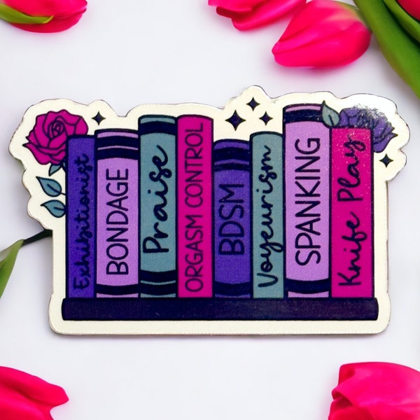 Kinks bookshelf sticker|Bookish|Book nerd|gift|Reading|Smut|Romance|Bookish merch|kindle|kindle|bullet journal|BookTok|Spicy|Vinyl