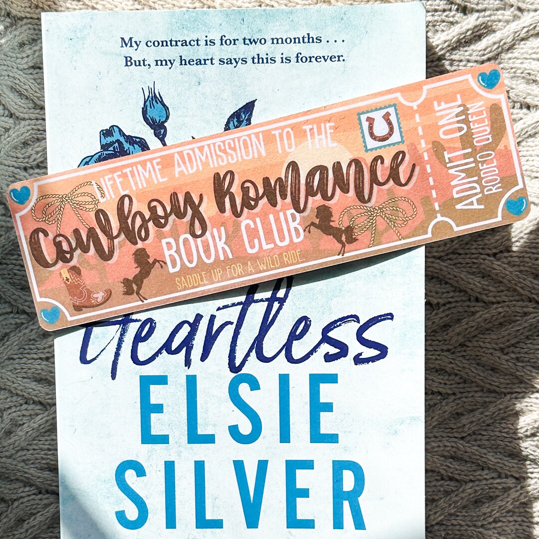 Cowboy Romance Book Club Laminated Bookmark | Book Lover | Gift for Her ...