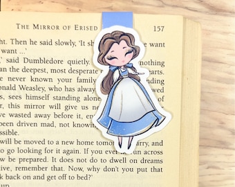 Beauty and the Beast Magnetic Bookmark: Book Lover Gift