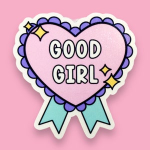 Sticker Good Girl Award | Lezen | Romantiek | Boekachtige merchandise | Kindle-sticker | vuil | laptopsticker | fantasie | romantiek | Journaal