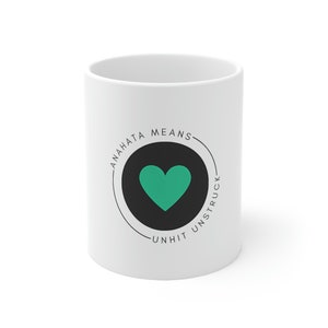 Unhit Unstruck Mug| Coffee Mug | Tea Mug|Chocolate| Holiday Gift| Yogi Gift| Yoga Gift| Chakra Mug|Mindful Gift|Motivational |Inspirational