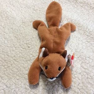 SLY Beanie Baby RARE with ERRORS, 1996 P.V.C. Pellets