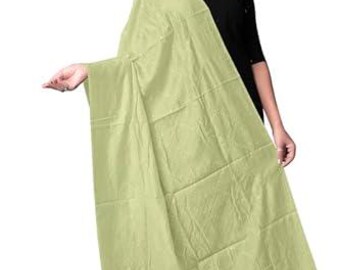 Cotton Dupatta with Elegant Box Sequin Work | Festive Stole