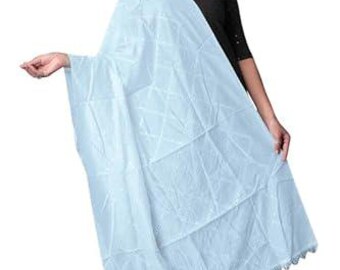 Sequin Cotton Dupatta | Lightweight Ethnic Stole, Festive Wear