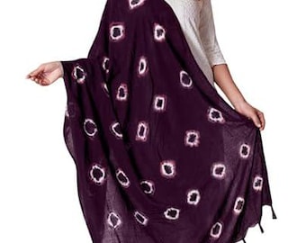 Bandhani Dupatta: Soft Cotton Blend, Tie-Dye Print