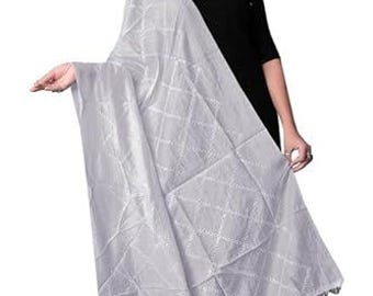 Cotton Dupatta | Elegant Sequin Stole, Festive Wear
