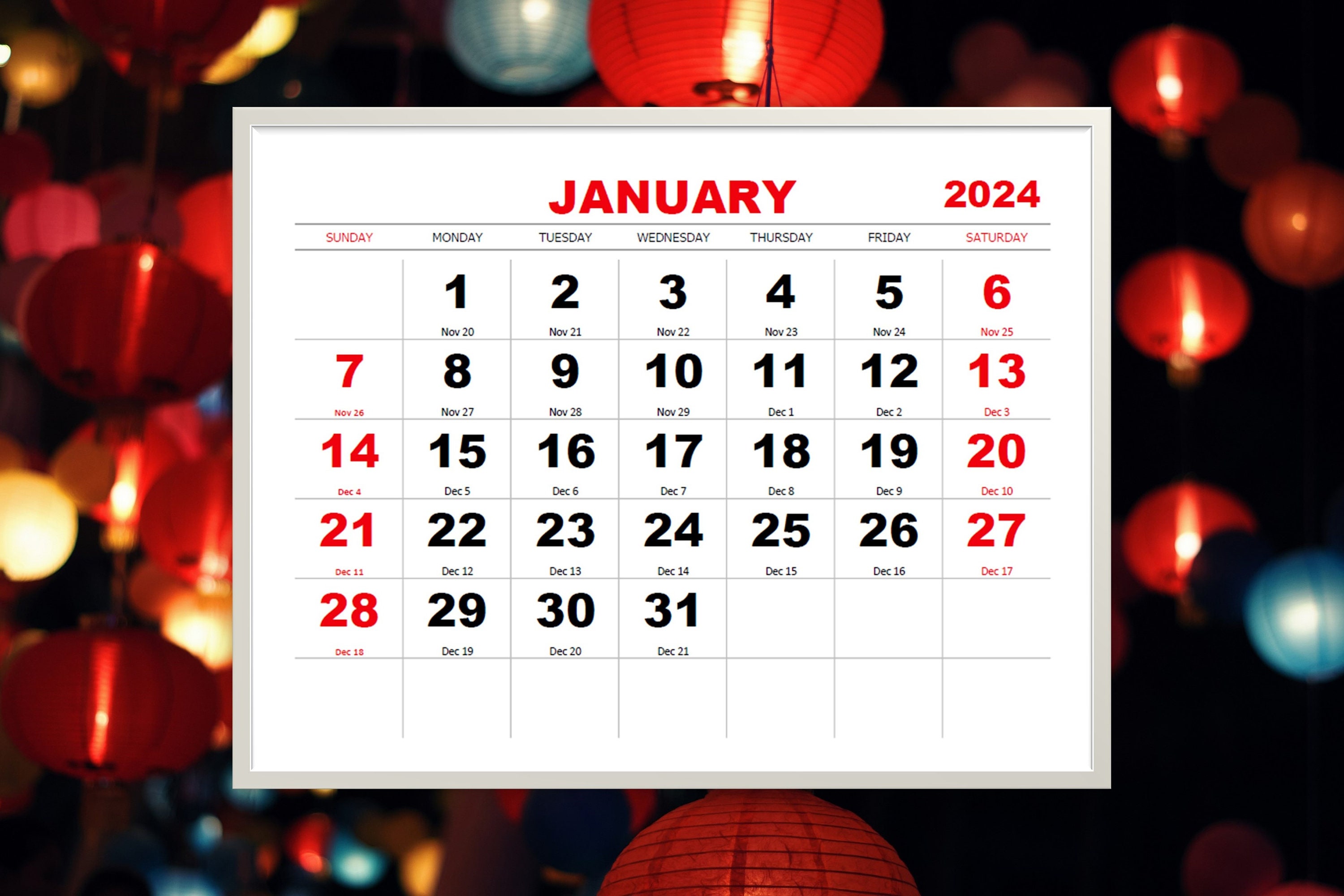 2025 2025 Monthly Calendar, Chinese Lunar & Gregorian Dates, Lunisolar
